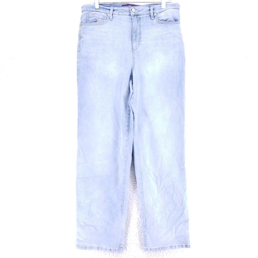 Gloria Vanderbilt Jeans Womens Size 12 Blue Denim Straight Leg Mid Rise VTG 90s